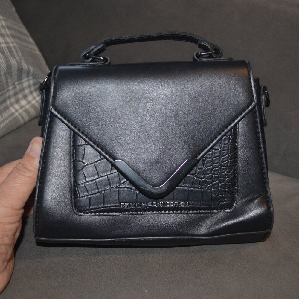 Pre-owned French Connection crossbody black bag.